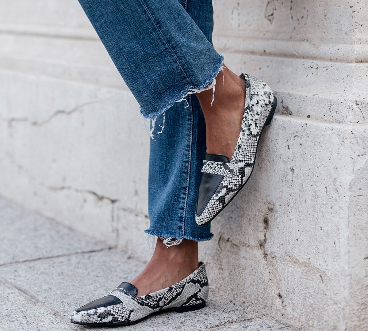 Mocasín Amanda Piedra / Negro