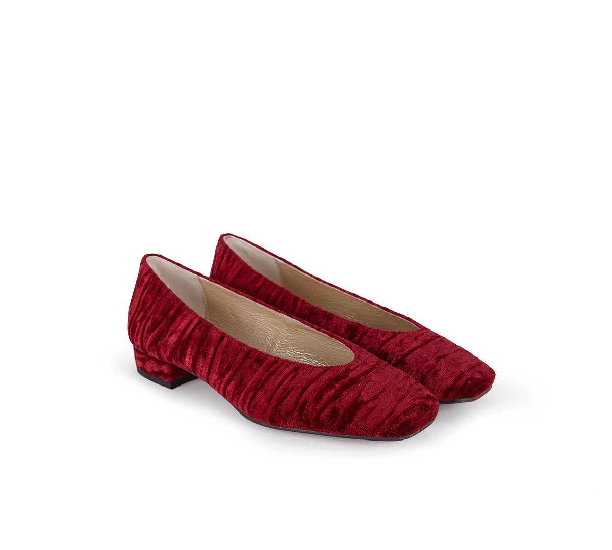 Bailarinas Donna Terciopelo Guinda